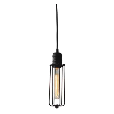 ACA Lighting Vintage závěsné svítidlo KS1342P81BK