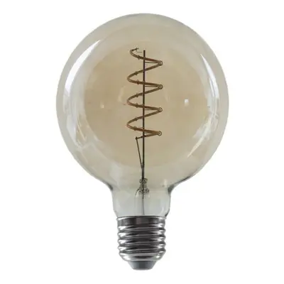 ACA Lighting LED FILAMENT E27 DIM G95 jantar SPIRAL 4W 1800K 230V 270lm RA80 PALA954WWSDIMAM