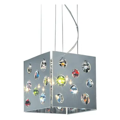 ACA Lighting závěsné svítidlo hranaté CUBE G4 MD66054A