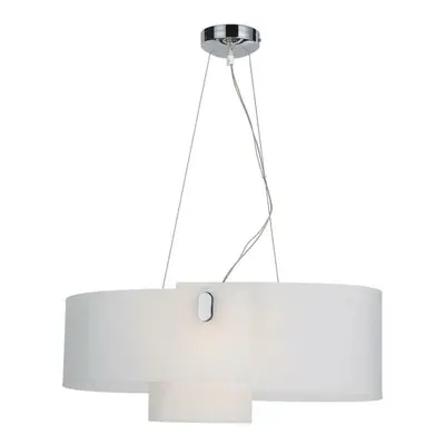 ACA Lighting závěsné svítidlo opálové sklo DOUBLE W15321