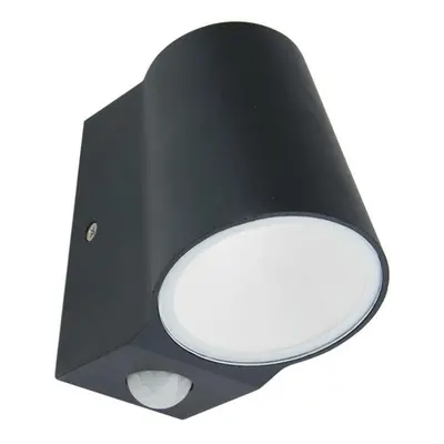 ACA Lighting LED COB venkovní nástěnné svítidlo se senzorem 6W 400LM 100d 230V AC 3.000K tmavá š