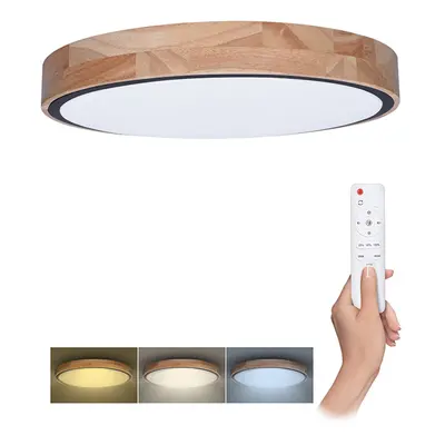 Solight LED osvětlení s dálkovým ovladačem Iron Oak, 48W, 3360lm, 40cm, změna chromatičnosti, st