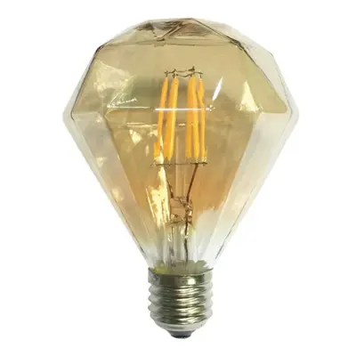 ACA LED Amber dekorativní 6W E27 DIM 2700K