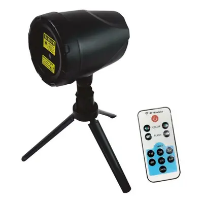 ACA Lighting Vánoční laser s 8 vzory, denní a noční senzor, dálkové ovládání, zápich, tripod + 1