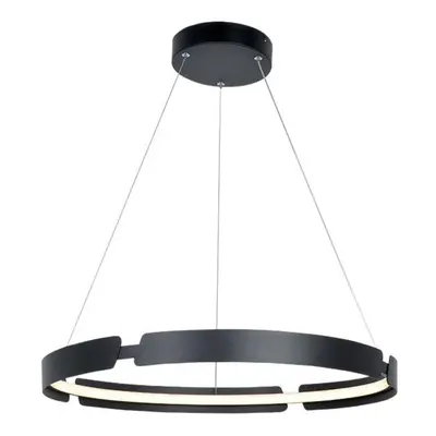 ACA Lighting závěsné svítidlo LED 34W 3000K 2720lm černá D40XH150CM THEMIDA ZM18LEDP60BK