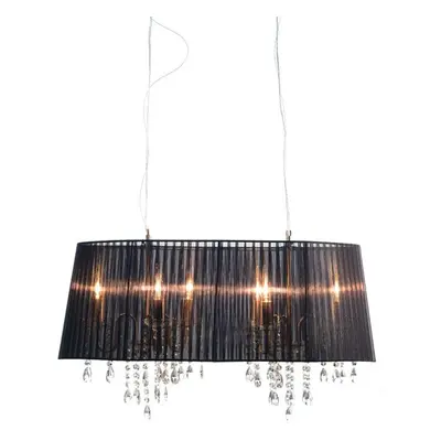 ACA Lighting Textile závěsné svítidlo 2P800BK