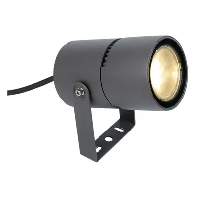 ACA Lighting LED COB bodové svítidlo 9W 300LM 15-50d 230V AC 3.000K tmavě šedá CRI80 IP65 30.000