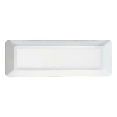 ACA Lighting LED venkovní nástěnné svítidlo hranaté bílá 230V AC IP65 4W 3000K 290LM RA80 SLIM31