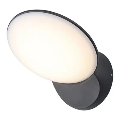 ACA Lighting LED SMD venkovní nástěnné svítidlo 14W 630LM 110d 230V AC 3.000K tmavá šedá CRI80 I