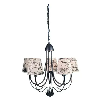 ACA Lighting Textile závěsné svítidlo DL11815PB