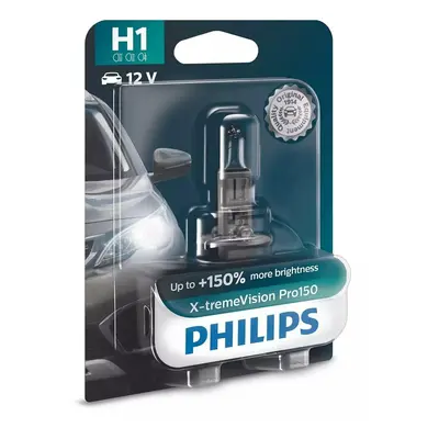 Philips H1 12V 55W P14,5s X-tremeVision Pro150 1ks blistr 12258XVPB1