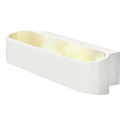 SLV BIG WHITE ASSO 300, nástěnné svítidlo, LED, 3000K, oválné, bílé, D/Š/V 30/9,5/7 cm 151271