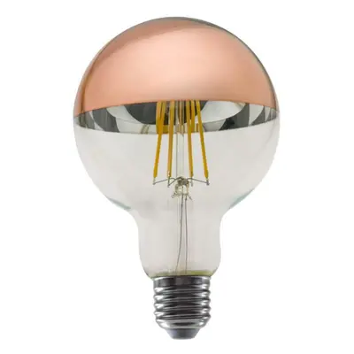 ACA Lighting LED FILAMENT E27 DIM G95 červená zlatá 8W 2700K 230V 900lm RA80 PALA958WWDIMRG