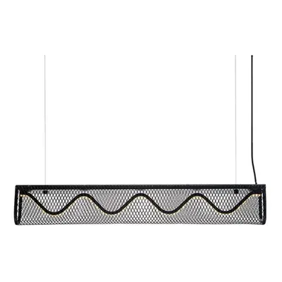 ACA Lighting závěsné svítidlo LED 11W 3000K 1180LM kov černá 8,5X80XH110CM OFIS DCR39211