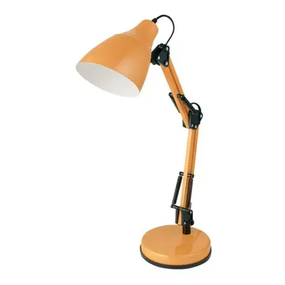 ACA Lighting stolní lampa 1XE27 oranžová kov D15XD12XH50CM KINGSTON 2918OR