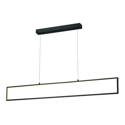 ACA Lighting závěsné svítidlo LED 32W 3000K 2600lm AELIA černá kov IP20 120X6XH150CM PN30LEDPBK