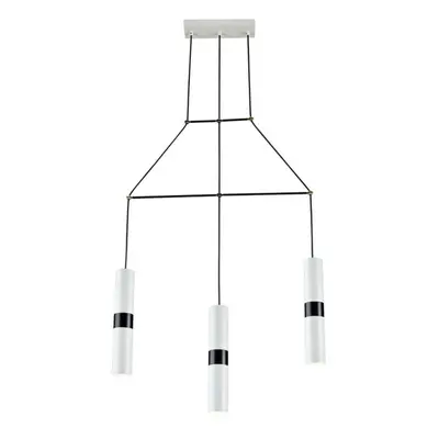 ACA Lighting závěsné svítidlo 3XGU10 bílý kov 66X8XH150CM DA VINCI HM853P66WH