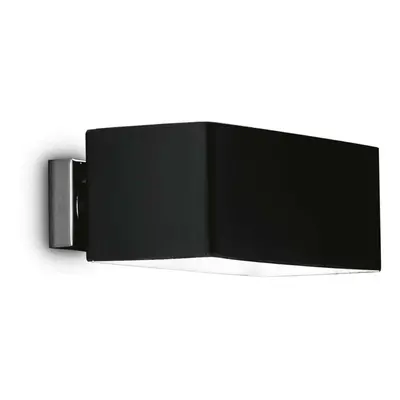 Ideal Lux BOX AP2 NERO SVÍTIDLO NÁSTĚNNÉ 009513