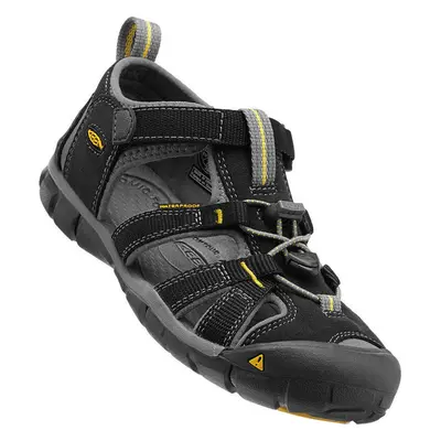 Dětské sandály SEACAMP II CNX, black/yellow, Keen, 1012064, černá