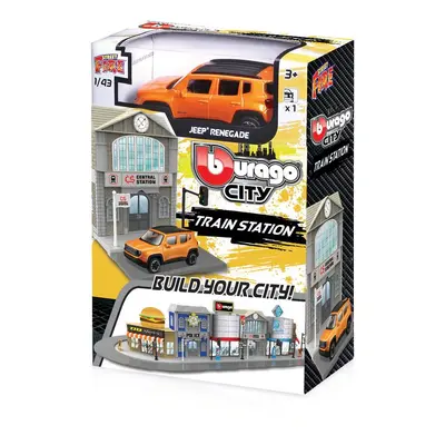 Bburago city 1:43 18-31505 Vlaková stanice, Bburago, W010105