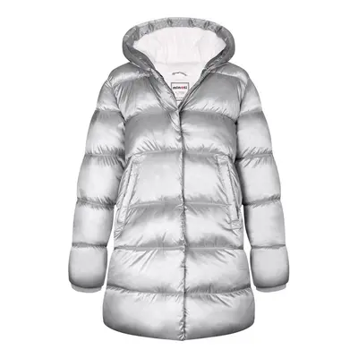 Kabát dívčí nylonový Puffa podšitý microfleecem, Minoti, 12COAT 3, holka | 3/4let