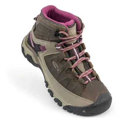 Dámská kotníkové boty Targhee III MID WP W, Weiss/ boysenberry, Keen, 1018178, hnědá | US 9