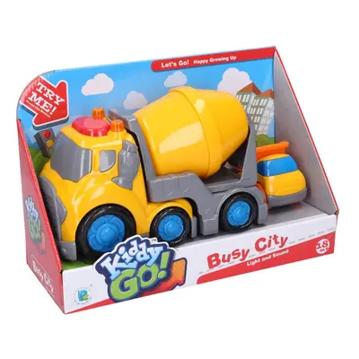 Kiddy Auto míchačka s efekty 19,5 cm sklápěč 6,5 cm, Wiky Vehicles, W012384