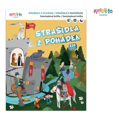 Strašidla z pohádek - samolepková knížka, Kresli.to, W026617