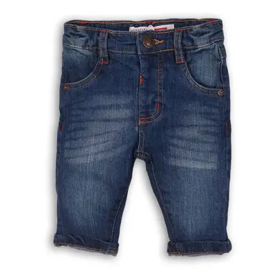 kalhoty riflové chlapecké, Minoti, B. DENIM 9, modrá | 12-18m