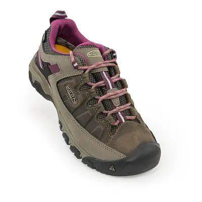 Dámské trekové boty Targhee III WP W weiss/boysenberry, Keen, 1018177, hnědá | US 8.5