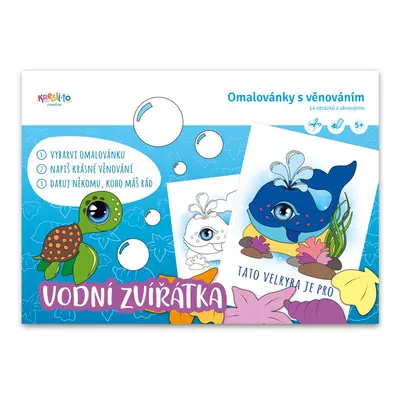 Vymaluj přání - vodní zvířátka, Kresli.to, W011345