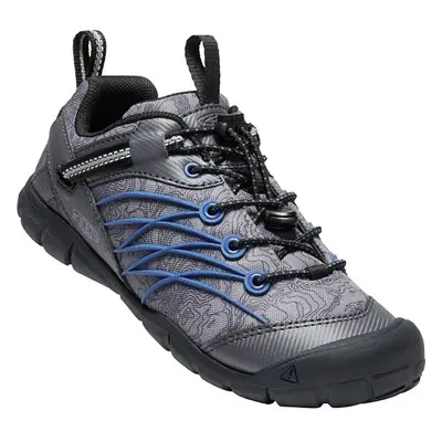 Outdoorové boty CHANDLER CNX C Black/bright cobalt, Keen, 1026306, šedá