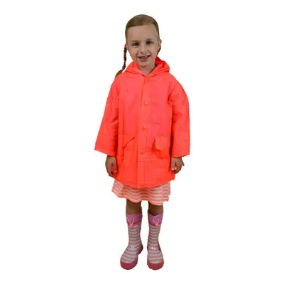 pláštěnka PVC neonová, Pidilidi, PL0065-17, oranžová | 4roky