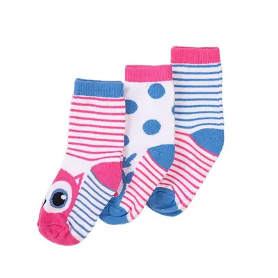 Ponožky dívčí 3pack, Minoti, TG SOCK 25, holka | 7/8let