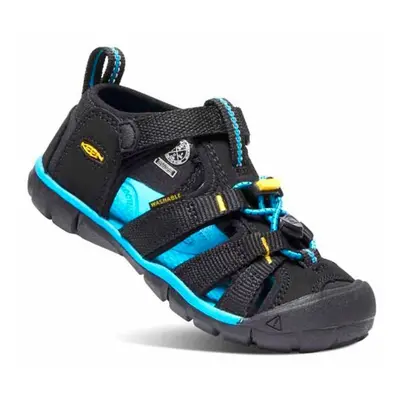 Dětské sandály SEACAMP II CNX, black/keen yellow, Keen, 1025141/1025128/1025108, černá