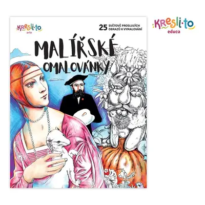 Malířské omalovánky - 25 světově proslulých obrazů, Kresli.to, W016886