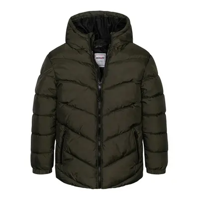 Kabát chlapecký nylonvý Puffa, Minoti, 11COAT 16, khaki | 4/5let