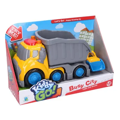 Kiddy Auto sklápěcí s efekty 19,5 cm buldozer 8 cm, Wiky Vehicles, W012385