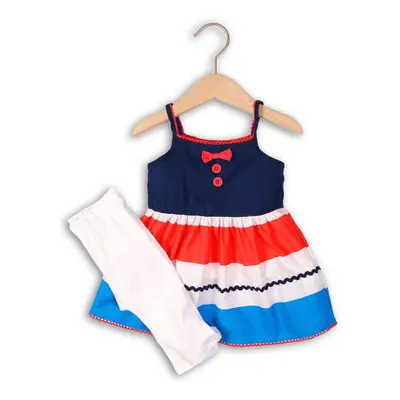 Dívčí set, legíny bavlněné a top, Minoti, CORAL 5, holka | 6-12m