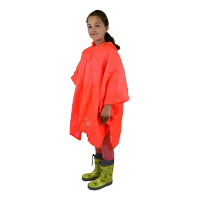 poncho PVC neonová, Pidilidi, PL0066-17, oranžová