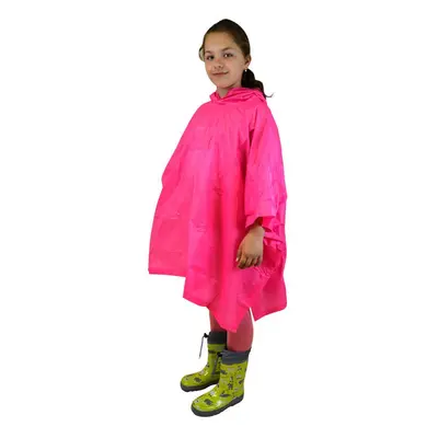 poncho PVC neonová, Pidilidi, PL0066-03, růžová