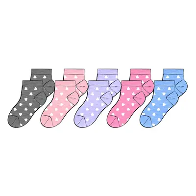 Ponožky dívčí 5pack, Minoti, 14sock 27, Holka | 7/8let