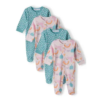 Overal kojenecký 4pack, Minoti, 16mbaby 2, holka | 6-9m