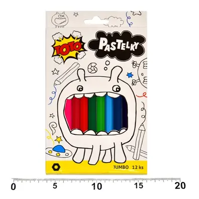 Pastelky Jumbo 12 ks, TOTO, W811047