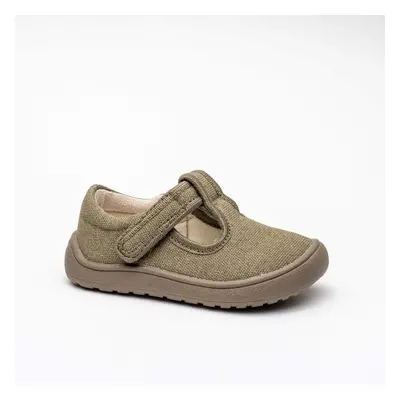 Papuče chlapecké barefoot KIRBY KHAKI, Protetika, zelená