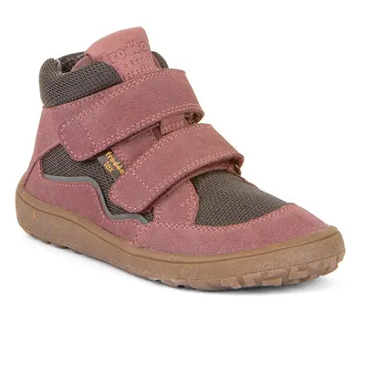 Dívčí barefoot boty TEX AUTUMN Gray/Pink Froddo G3110254-6 - šedá