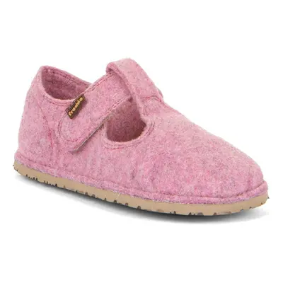 Dívčí barefoot bačkory FLEXY WOOLY Pink; Froddo; G1700378-7; růžová