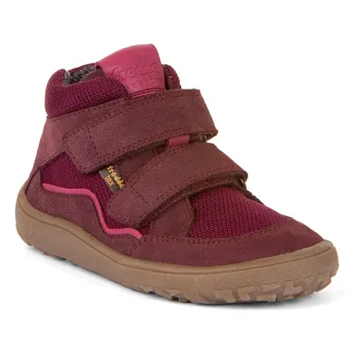 Dívčí barefoot boty TEX AUTUMN Bordeaux; Froddo; G3110254-4; červená