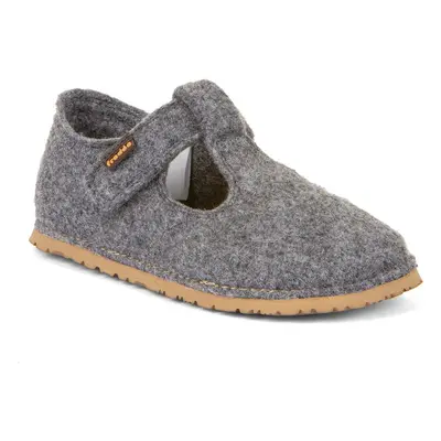 Chlapecké barefoot bačkory FLEXY WOOLY Gray; Froddo; G1700378-2; šedá