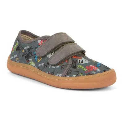 Chlapecké barefoot tenisky CANVAS Gray Froddo G1700390-1 - šedá